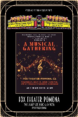Diamond Ranch HS Instrument Music – “A Musical Gathering” - image needed for web calendar
